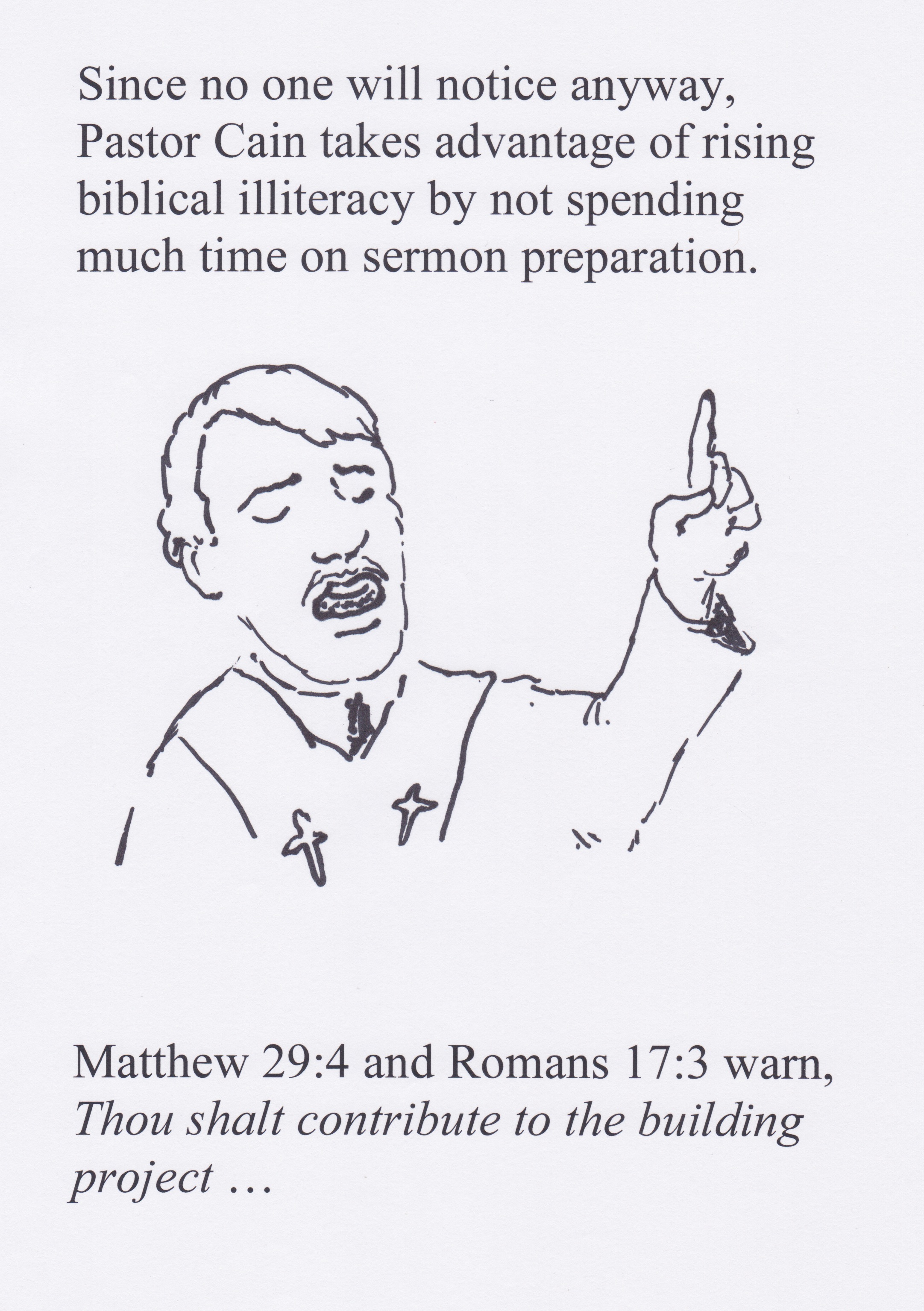 Rising Biblical Illiteracy Cartoon Bible Background