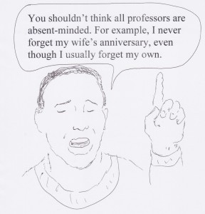 Professor's anniversary
